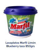 Lavaplatos Marfil Limón Blueberry taza 850grs